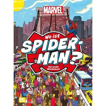 První čtění Marvel: Wo ist Spider-Man? Das große Wimmelbuch - G.L. Marvel