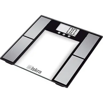 ISKRA ISKRA, BLUETOOTH osobní diagnostická váha GBF1531D, 300x300mm, 150kg, průhledná