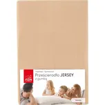 Nábytek PEGAS s.r.o. Prostěradlo JERSEY béžové - 180 x 200