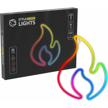 LED páska MANTA RGB FLAME, LED Neon plexi dekorácia