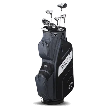 Trekingová hůl Callaway W set Reva 24 Black 11ks cart bag černý RH Long +1"