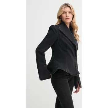 Dámské sako Džínové sako K+LUSHA KLW09006DF139KLW55 černá 99X, vel. L