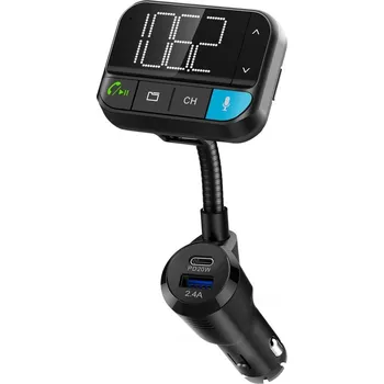 Nedis CATR1024BK - FM vysílač do auta s funkcí handsfree