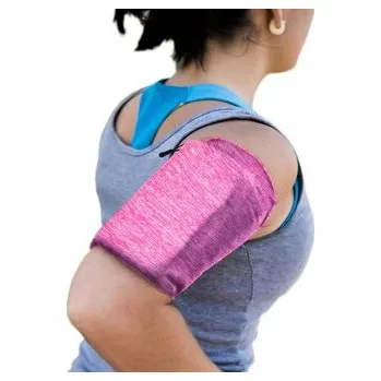 Telefonní příslušenství Armband do biegania opaska na ramię na telefon M różowa