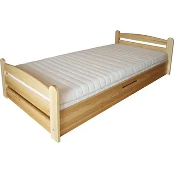 Dětská postel Dřevěná postel s výklopem DT 92 90x200 cm borovice masiv