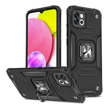 Wozinsky Ring Armor etui Samsung Galaxy A03 pancerny pokrowiec uchwyt magnetyczny ring czarne