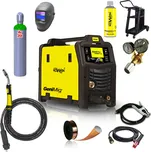 KOWAX GeniMig240DP LCD + Hořák + Kukla + Ventil + Podvozek + plná Argon Láhev + Sprej + 5kg drát + Kabely