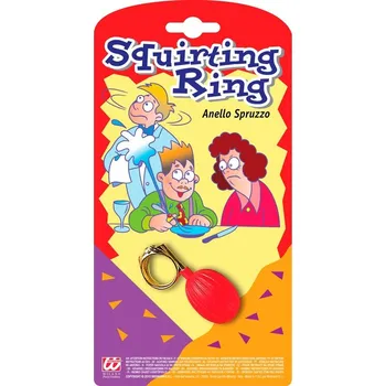 Žertovný předmět Stříkací prstýnek