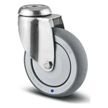 Pojezdové kolečko Agila TENTE Kolečko z nerezové oceli 150mm, otočné, otvor pro čep, 7470PJC150P30-11