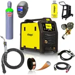KOWAX GeniMig240DP LCD + Hořák + Kukla + Ventil + Podvozek + Plná Láhev MIX C18 20L + Sprej + 5kg drát + Kabely