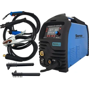 Svářečka Sherman Synergická invertorová svářečka DIGIMIG 207 EASYLITE + Hořák 3m+ Kabely 2m + Kartáč