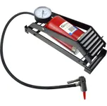 Hustilka nožní s manometrem jednopístová GEKO, 80 x 130 mm