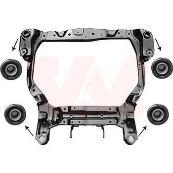 Příslušenství karosérie Pomocný rám / souprava nosičů VAN WEZEL 8226690