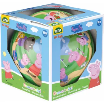 Dřevěná hračka Lena Káča Prasátko Peppa 19 cm