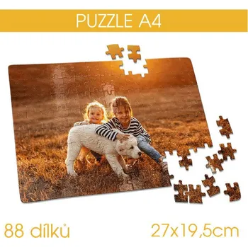 Žertovný předmět Puzzle A4 27x19,5 cm 88 dílů
