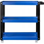 GEKO Dílenský vozík - pojízdný manipulační stolek, 3 patra, s rukojetí