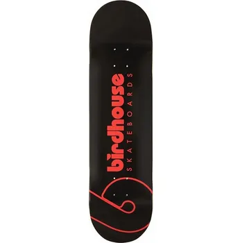 Skateboardová deska Deska Skate Birdhouse Pro Deck Birdhouse Logo TEAM LOGO 32 x 8,25 BLACK 32 x 8,25