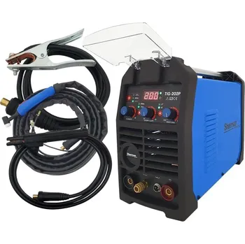 Příslušenství ke svářečce Sherman TIG 202P + Hořák + Svářecí kabely + Sada náhradních dílů