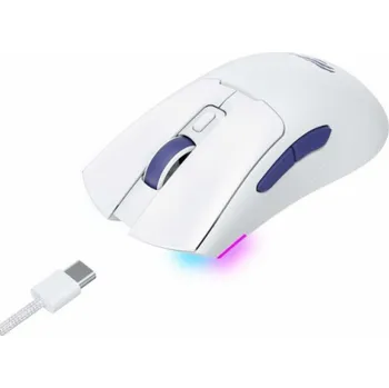 Myš Havit MS966WB - kabellose Gaming-Maus, bílá