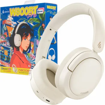 Audio Edifier W800BT Pro Wireless Headphones, ANC Limited Edition (beige)