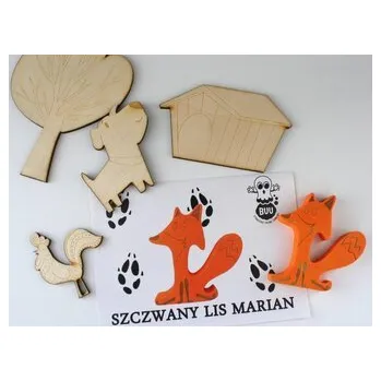 Dřevěná hračka Szczwany Lis Marian