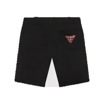 Guess Sportovní kraťasy L93Q25 KAUG0 Černá Regular Fit 12Y