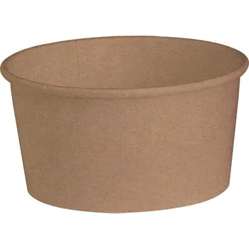 Jednorázové nádobí Gastro obaly Kelímek EKO na polévku papírový hnědý 500ml, 11,3cm, 20oz (min. počet 500ks)