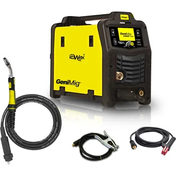 KOWAX GeniMig240DP LCD + Hořák 4m + kabely 3m