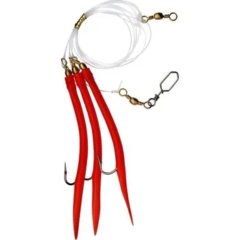 Shakespeare mořské návazce Gummi Makk Rig Red 8/0 - 3ks Modrý 8/0