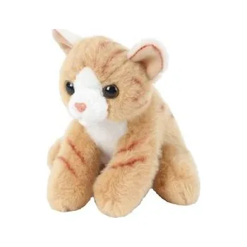 plyšák Kot siedzący rudy 13cm