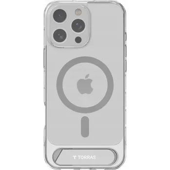 Pouzdro na mobilní telefon Torras Pstand Series Case for iPhone 16 Pro (clear)