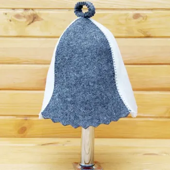 Čepice Čepice do sauny Klasik z ovčí vlny merino