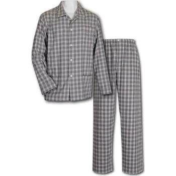 LUIZ Pánské flanelové pyžamo Henry s vlnou 243 Velikost: XL