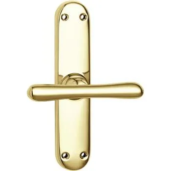 Okenní klika GRUNDMANN okenní rozvorová klika ELEGANT 520 - rovný tvar, mosaz leštěná