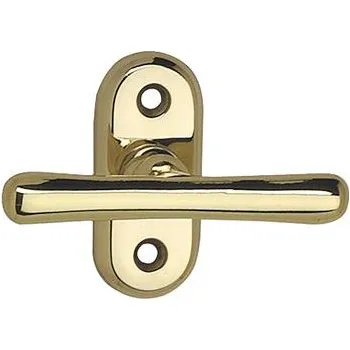 Okenní klika GRUNDMANN okenní klika oliva ELEGANT 526 - 7x35, mosaz leštěná