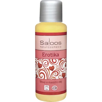 Tělová kosmetika Saloos Erotika - Bio tělový a masážní olej 250 ml - spotřebujte nejlépe do 06/2025 Objem: 250 ml