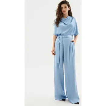 Dámský overall HUGO Overal Kasmina-1 50529962 Světle modrá Regular Fit 34