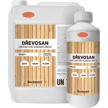 Lak na dřevo Bochemit DŘEVOSAN PROFI hnědý Hmotnost balení: 15 kg + dárek k objednávce nad 1000Kč