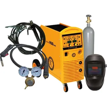 Svářečka Omicron GAMASTAR 1950LS PFC SYNERGIE + Hořák + Kabely + Ventil + Kukla + plná Láhev CO2