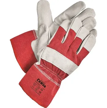 Pracovní rukavice ČERVA EXPORT IMPORT a.s. Pracovní rukavice Eider, hovězí štípenka - vel. 11