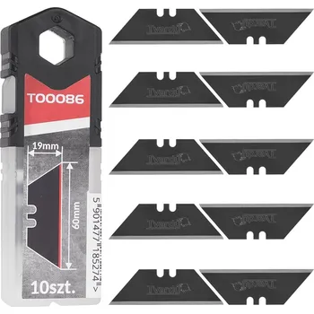 Pracovní nůž Čepele lichoběžníkové 60x19x0,6mm, SK2H, 10ks TVARDY 0.030 Kg HOBY Sklad3 T00086 (0.030 Kg HOBY Sklad3 T00086)