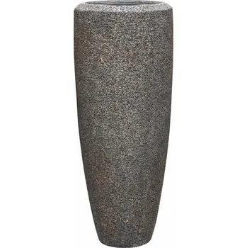 Květináč Baq Naturescast Partner Grey s vložkou Ø 30 cm / V 70 cm