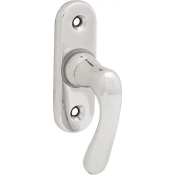 Okenní klika GRUNDMANN okenní klika zahnutá ELEGANT 505, 7x33, hliník leštěný