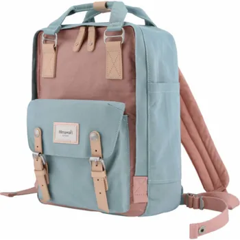 Batoh na notebook Himawari 188L-1 14 (růžovo-modrý)