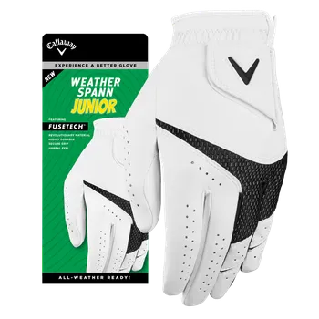 Rukavice Callaway Jr rukavice Weather Spann - bílá: Junior LH L