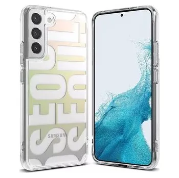 Pouzdro na mobilní telefon Kryt Ringke Fusion Design Armored Case s gelovým rámem pro Samsung Galaxy S22 (S22 Plus) průhledný (Seoul) (F593R89)