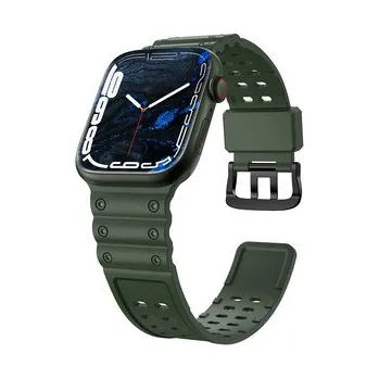 Strap Triple Protection pasek Apple Watch SE, 9, 8, 7, 6, 5, 4, 3, 2, 1 (41, 40, 38 mm) opaska bransoleta zielony