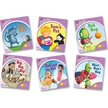 Cizí jazyk Oxford Reading Tree Songbirds Phonics: Level 1+: Mixed Pack of 6 - Donaldson, Julia