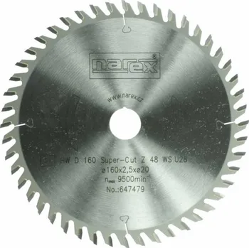 Pilový kotouč Narex Super Cut 00647479 160 x 2,5 x 20 mm 48 zubů