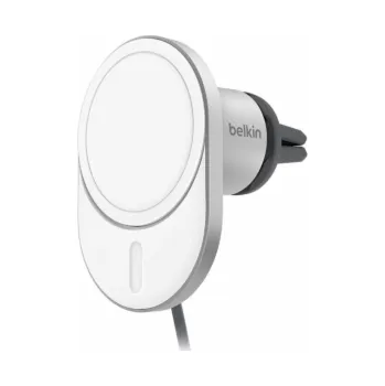 Autodoplněk Belkin BOOST CHARGE™ Qi2 Magnetický držák s nabíjením do auta, 15W, bez adaptéru, šedý